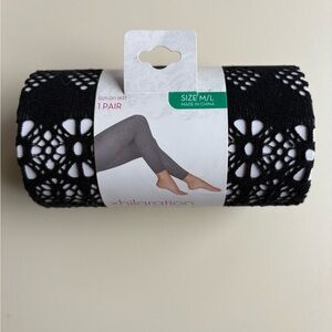 Xhilaration Black Lace Tights